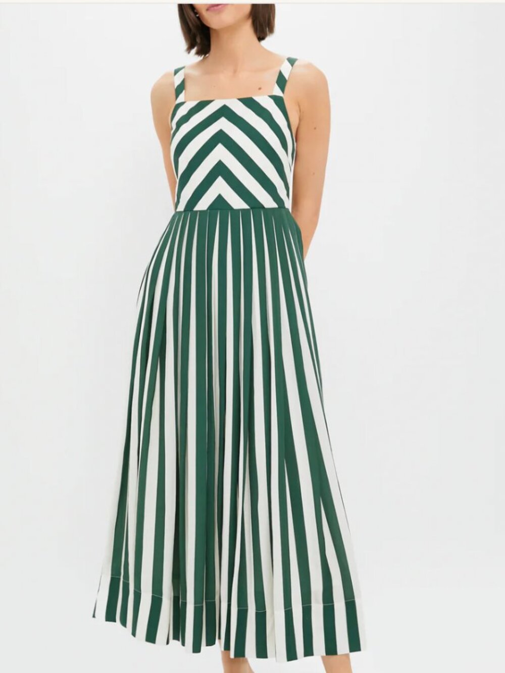 Tuckernuck Green Stripe Laina Dress